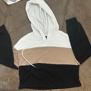 SHEIN White Textured Fabric